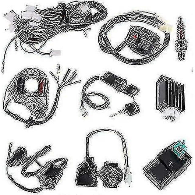Hgbd-electric Stator Coil Cdi Magnet Harness Compatible 4 Stroke Atv 50cc 70cc 110cc 125cc Pit Quad Dirt Bike Go Kart-g