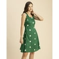 thumbnail image 3 of Moomaya Printed Cotton Sleeveless Fit And Flare Dress - Women's Summer Dress, 3 of 9