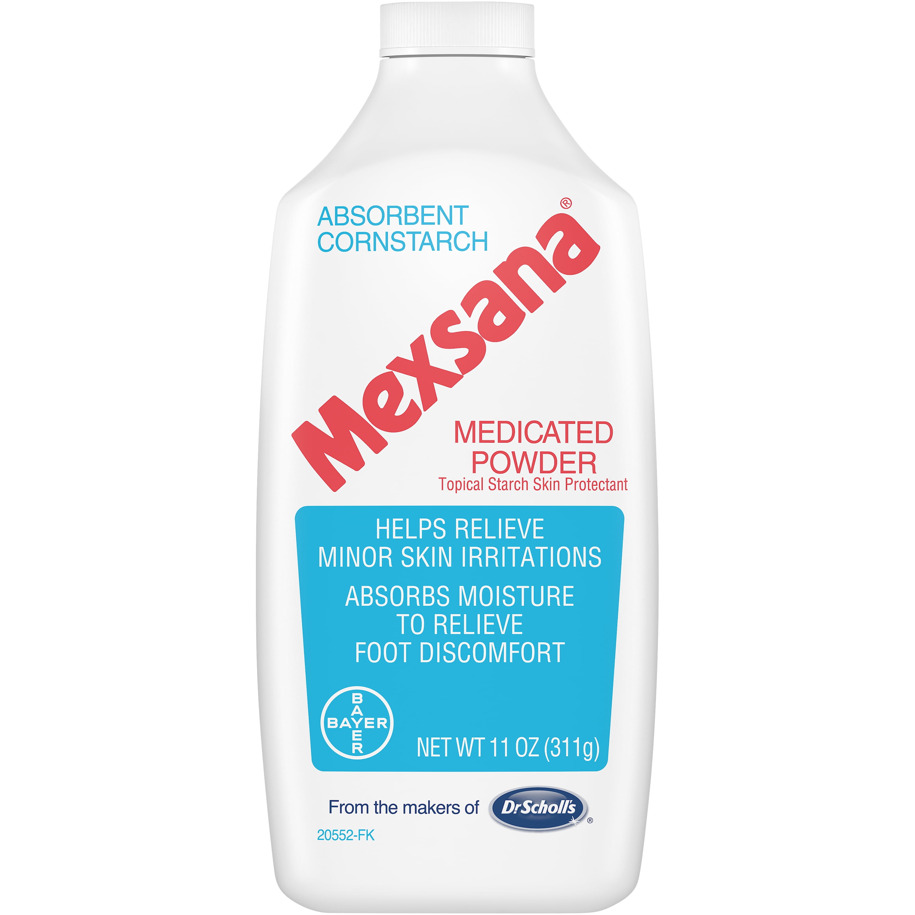 Mexsana Medicated Powder, Skin Protectant Irritation Relief, 11 Oz