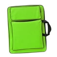thumbnail image 3 of Art Portfolio Case Artists Backpack with Pockets, Handle Storage Organizer Kids Green, 3 of 9