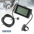 thumbnail image 1 of SW900 LCD Display Meter Control Panel 24/36/48V 72V E-Bike Electric Bicycle Scooter Speed Time Power Temperature Display, 1 of 5