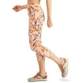 thumbnail image 2 of Ideology Womens Swirl Peach Berry High-Rise Printed Cropped Leggings Size M $39, 2 of 5