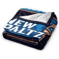 thumbnail image 2 of State University of New York at New Paltz Logo Fleece Blanket, Very Soft Microfiber Flannel Blanket for Couch Warm and Cozy for All Seasons, 2 of 6