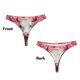 thumbnail image 3 of Balery Flower White Cow Tangas de Algodón para Mujer con Estampado – Ropa Interior Sexy, Transpirable, G-string-X-Large, 3 of 6