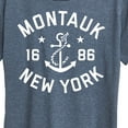 thumbnail image 3 of Instant Message - Montauk New York -Women's Short Sleeve Graphic T-Shirt, 3 of 6