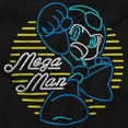 thumbnail image 2 of Mega Man Rockman Video Game Neon Sign Romper Boys or Girls Infant Baby Brisco Brands NB, 2 of 6
