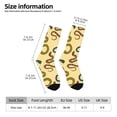 thumbnail image 2 of Fotbe Various Snake Calcetas Largas con Estampado para Hombre y Mujer – Calcetas de Compresión Transpirables y Elásticas, Viajar y Uso Diario Talla 5-11, 2 of 6