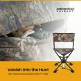 thumbnail image 3 of ARROWHEAD OUTDOOR Portable Folding 360° Swivel Tripod Hunting Stool Chair w/ No Sink Feet and Carry Bag, 3 of 9