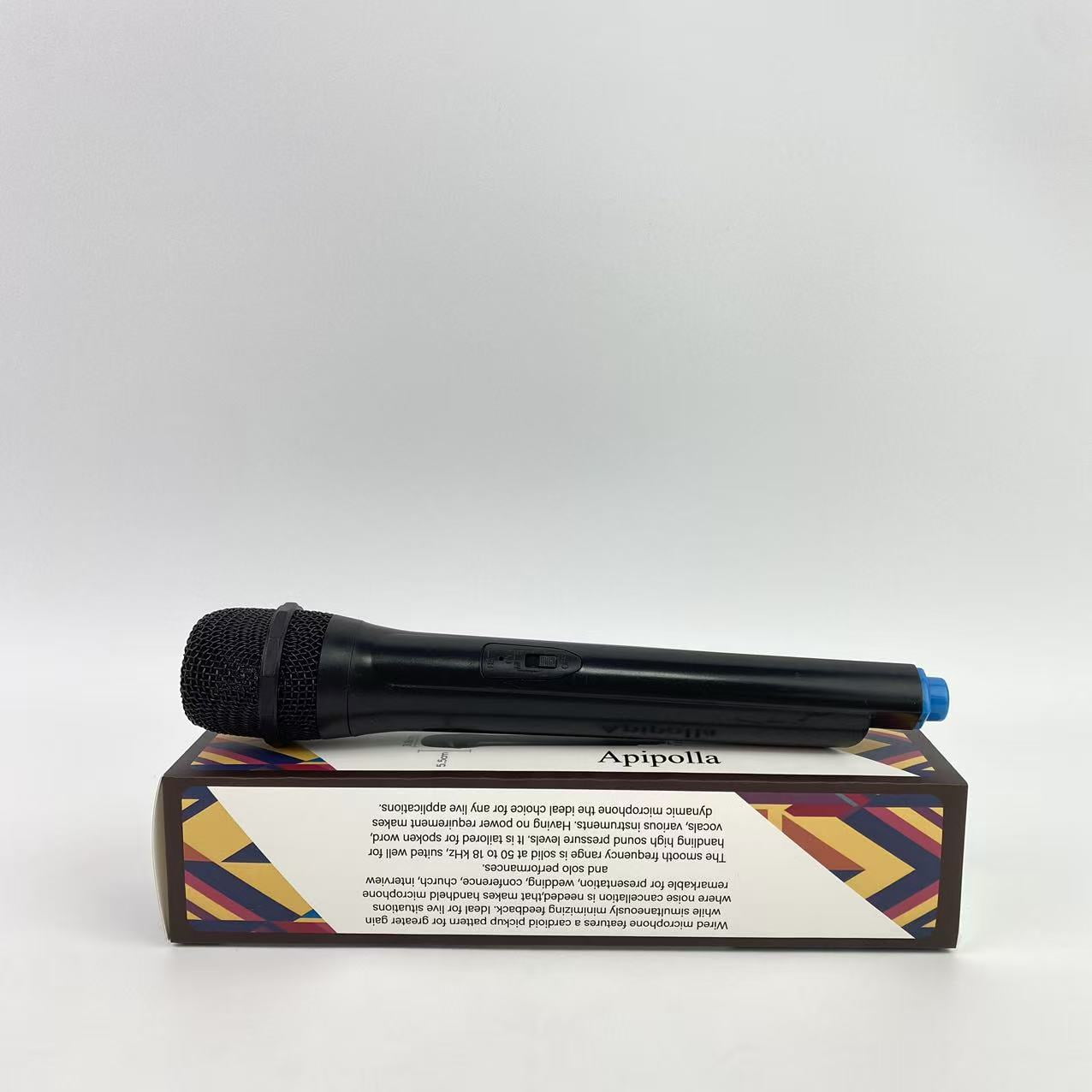 Apipolla Microphones,Karaoke Microphone, Dynamic Vocal Microphone for Speaker,Handheld Mic with On and Off Switch