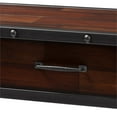 thumbnail image 3 of Baxton Studio Jana 2-Drawer Wood and Metal Sideboard Server in Walnut Brown, 3 of 9