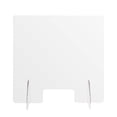 thumbnail image 3 of Yescom 4 Pack 24"x24" Sneeze Guards Acrylic Plexiglass Freestanding Protective Shield Clear Safety Barrier for Desk Counter, 3 of 12