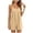 Khaki, variant on Umfun Women's Spaghetti Strap Pleated Romper with Flowy Fit - Soft Lightweight Sleeveless Summer Playsuit with Scoop Neck for Beach Vacation & Lounge Wear