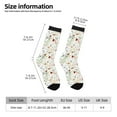 thumbnail image 2 of KLL Wildflower Watercolor Print Cool Socks Men's Women's Crew Socks Funny Crazy Novelty Stockings, 2 of 6