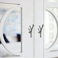 thumbnail image 2 of 8 Pack Twig Knobs Tree Branch Handles Drawer Knobs Zinc Alloy Pulls Furniture Dresser Pull Handles Door Knobs For Cabinets - silvery, 2 of 5