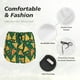 thumbnail image 4 of Balery Pizza Pantalones cortos deportivos para mujer con forro y dos bolsillos, elásticos, para entrenamiento, gimnasio, yoga-Medium, 4 of 7