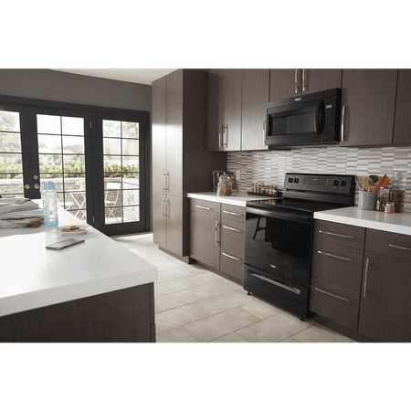Whirlpool - 1.7 Cu. Ft. Over-the-Range Microwave - Black
