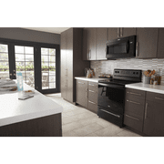 Whirlpool 1.7 Cu. Ft. Microwave Hood Combination Black