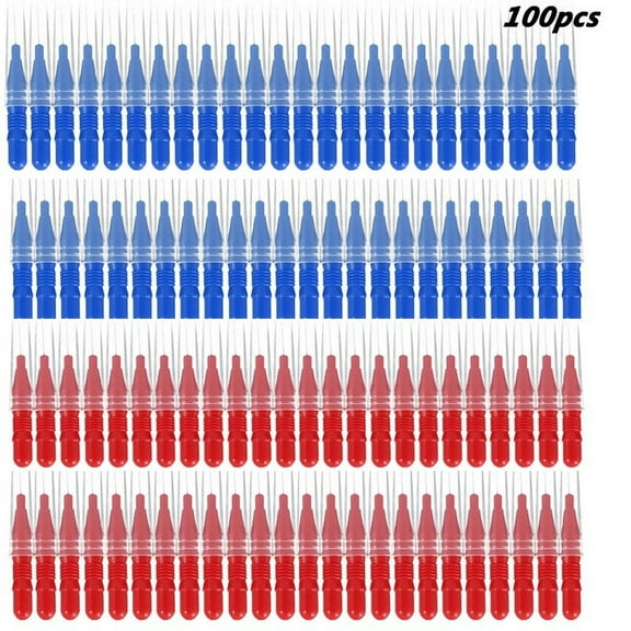 ODOMY 50/100PCS Dental Oral Care Cleaning Interdental Floss Brush Dental Tool