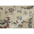 thumbnail image 4 of HomeRoots 4' X 6' Ivory And Blue Wool Floral Hand Tufted Area Rug, 4 of 10