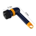thumbnail image 3 of Fiudx Ofertas y liquidaciones Fregadores, cepillo de limpieza con 3 cabezales de cepillo, cepillo de fregado recargable para baño, fregadores de ducha para limpiar ventanas, fregaderos de cocina y pl, 3 of 7