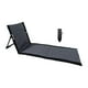 thumbnail image 5 of Silla de piso con respaldo, silla de playa, cojín de grada, almohadilla de asiento, colchoneta para recostarse Gris 39cmx40cmx78cm, 5 of 9
