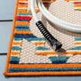 thumbnail image 3 of SAFAVIEH Cabana Burke Geometric Indoor/Outdoor Area Rug, Ivory/Orange, 9' x 12', 3 of 8