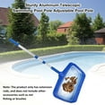 thumbnail image 3 of Poignée Télescopique pour Piscine, Canne de Nettoyage de Piscine, Filet de Pêche Portable Télescopique, 3 of 6