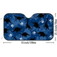 thumbnail image 2 of Car Windshield Sunshade Blocks Sun Visor Protector Fun Cartoon Dinosaurs Foldable Sun Shield For Vehicle Car Truck SUV Van 51x27.5 inches Keep Vehicle Cool, 2 of 6