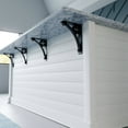 thumbnail image 4 of Ekena Millwork 2"W x 5 1/2"D x 8"H Crawley Wrought Iron Bracket, (Triple center brace) (2-Pack), 4 of 4