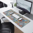 thumbnail image 2 of Delightfully Designed: Small Sized Mandala Mouse Mat - Non-Slip, Stitched Edge, Waterproof - Women's Office Favorite (31.5x11.8 Inch), 2 of 7