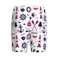 thumbnail image 2 of Lsque Sailing Marine Travel Mens Sleep Pajama Shorts,Short Pajama Pants, Cotton Ultra-Soft Knit-3X-Large, 2 of 9
