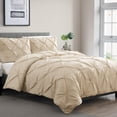 thumbnail image 2 of VCNY Home Carmen 4-Piece Coral Solid Taupe Bedding Set, Queen, Adult, Unisex, 2 of 5