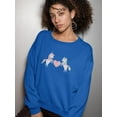 thumbnail image 2 of Unicorns And Heart In The Middle Sweatshirt Women -Image by Shutterstock, Female XX-Large, 2 of 4