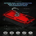 thumbnail image 6 of Hotpom Samsung Galaxy A15 5G Case, Military-Grade Shockproof Cover with 360° Rotating Kickstand - Red, 6 of 6