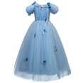 thumbnail image 1 of NNJXD Vestido De Princesa Para Niñas , Disfraz De Cenicienta De Halloween Cosplay Fiesta De Cumpleaños , Navidad, 1 of 4