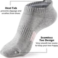 thumbnail image 2 of Namzi 5 pares de calcetines invisibles para hombre, antideslizantes, con agarre de silicona, transpirables, de corte bajo y estilo casual, color gris., 2 of 2