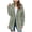 Green, variant on cllios Women's Solid Color Pocket Recreational Long Sleeve Tops