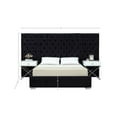 thumbnail image 3 of Meridian Furniture Inc Grande Tufted Low Profile Bed, 3 of 3