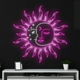 thumbnail image 3 of Handmadetneonsign Custom Moon Sun Couple Neon Light, Sun Moon Lovers Led Light, Sleeping Moon Sun, 3 of 5