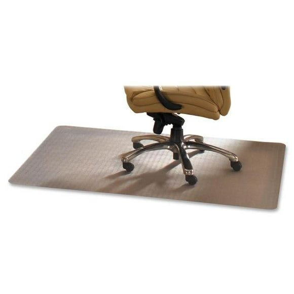 Floortex Chaise de Bureau Cleartex Bas Pile Rectnglr PVC