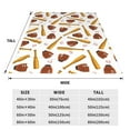 thumbnail image 3 of Honeii Baseball Sport Print Fleece Blanket - Throw Blanket for Bed, Sofa, Couch, Camping, and Travel , Microplush Ultra Soft Warm Blanket-80"x60", 3 of 7