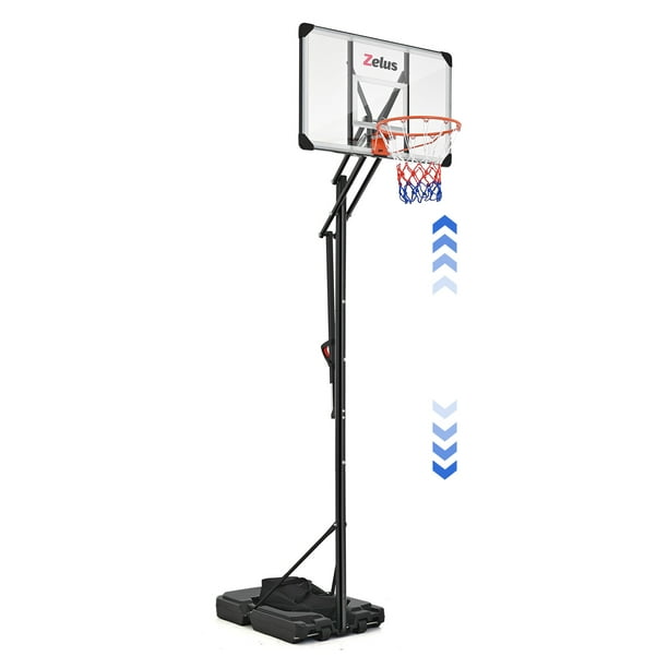 Zelus Astm Standard Verified Portable Basketball Hoop Goal System