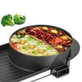 thumbnail image 3 of Miumaeov 2 in 1 Electric Grill Griddle With Hot Pot Non-Stick Smokeless Electric Griddle, 3 of 12