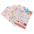thumbnail image 1 of 6 Hojas Pegatinas Adhesiva Vinilo Decorativa para Notas Libros Calendario Tarjetas Macarena Etiquetas engomadas del libro del diario, 1 of 7