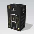 thumbnail image 1 of Olla para moka Stovetop Bialetti edición limitada Caffe Mercanti Black Oro, 6 tazas, 1 of 5