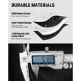 thumbnail image 4 of Funda para guitarra eléctrica Donner, 39 pulgadas, impermeable, nailon, color negro, 4 of 8