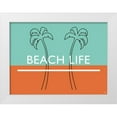 thumbnail image 1 of Lee, Judson 32x25 White Modern Wood Framed Museum Art Print Titled - Beach Life, 1 of 4