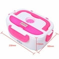 thumbnail image 5 of Portable Electric Heating Lunch Box Food Container Storage Box Home Car use with 12V Car Plug OR 110V US Plug, 5 of 6
