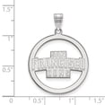 thumbnail image 2 of Solid 925 Sterling Silver Official University of San Francisco L Pendant Charm in Circle - 33mm x 26mm, 2 of 3