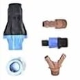 thumbnail image 3 of Universal Drip Irrigation Faucet Adapter Connector Kit: Connect Any 1/2 Inch Tubing to 3/4" Inch Faucet/Garden Hose - Includes 25PSI Pressure Regulator, Three Adapters & Teflon Tape, 3 of 4